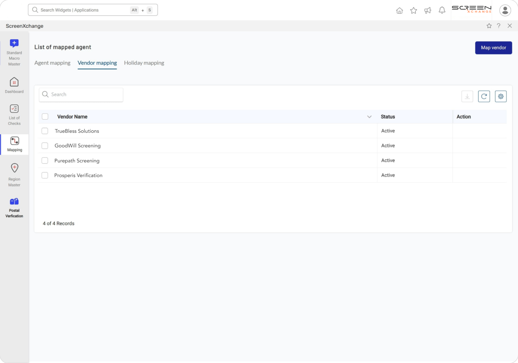 Vendor Network Orchestration